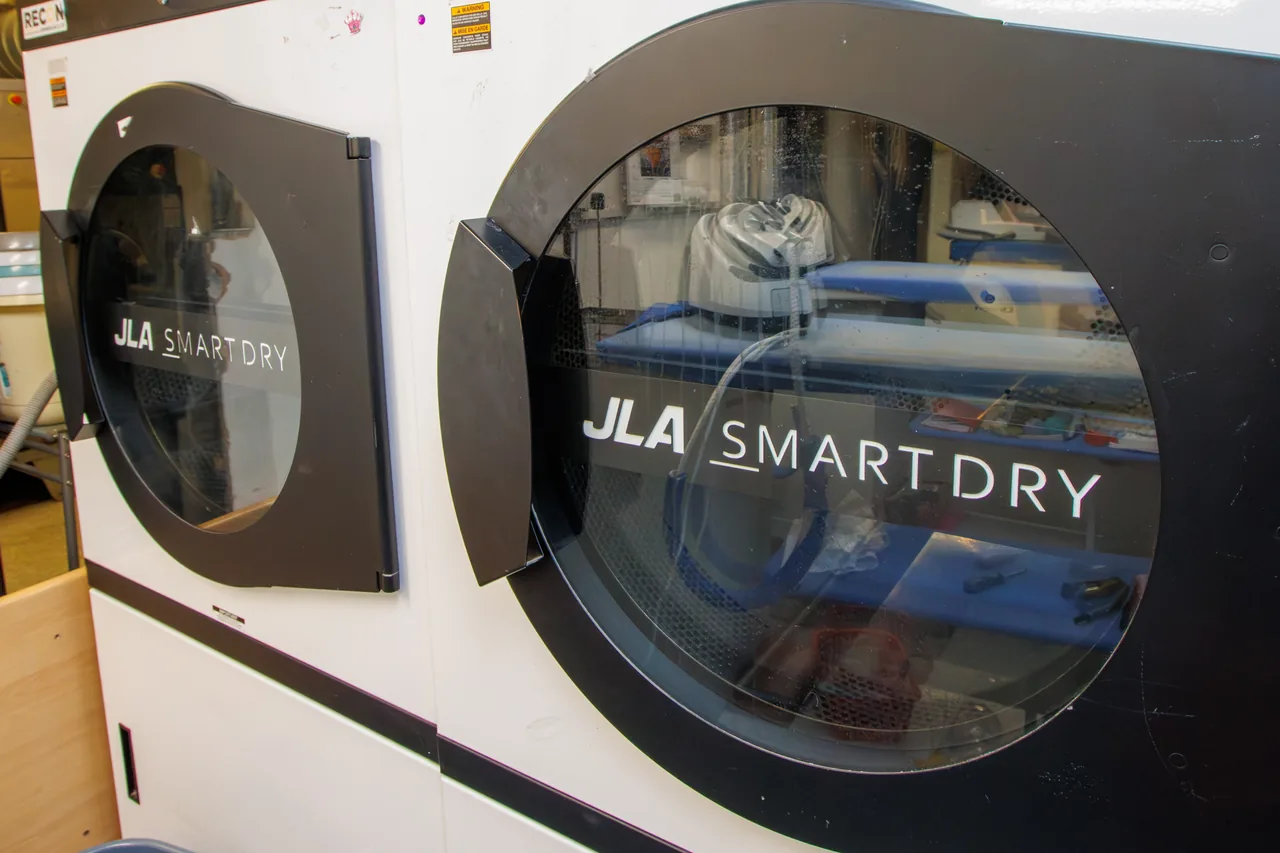 JLA SmartDry commercial cleaning machines at Lovely Laundry